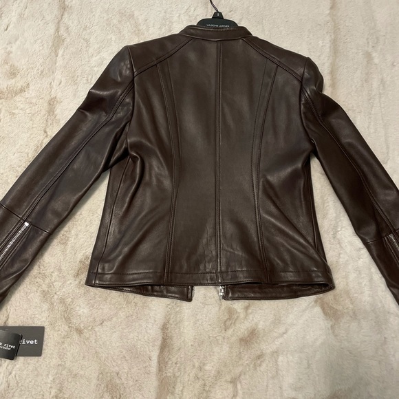 Wilson’s Leather Brown Leather jacket - Picture 4 of 6